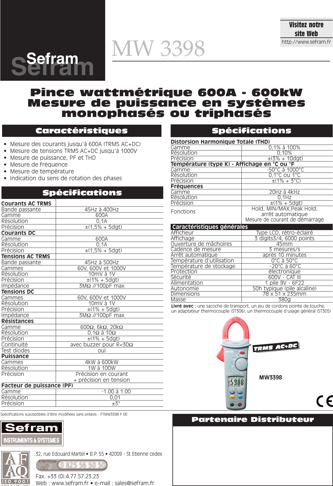 Page 1 of 1 - MW 3398  MW3398 Datasheet