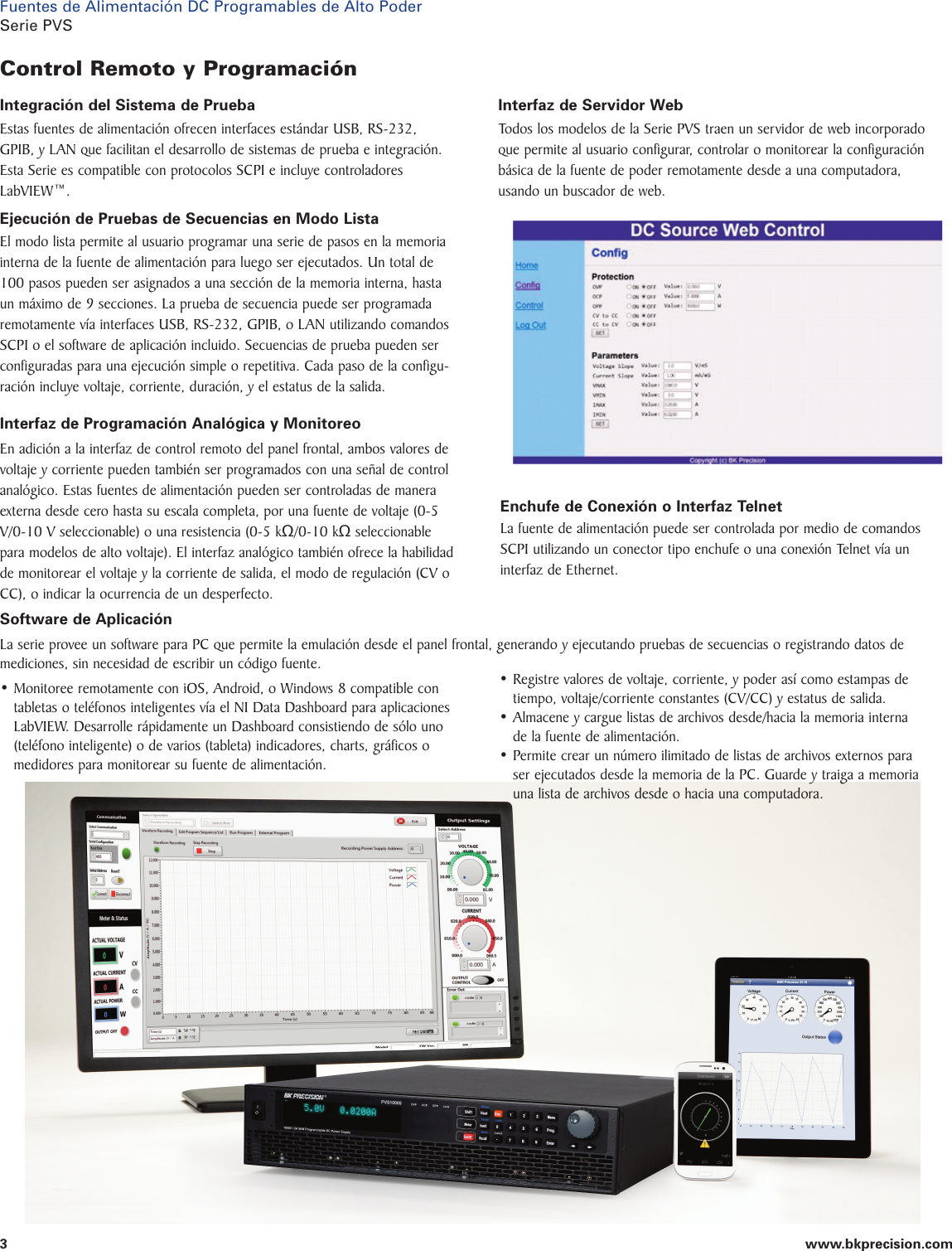 Page 3 of 6 - XLN3640, XLN6024, XLN8018 And XLN10014, XLN15010, XLN30052, XL6  PVS Hoja De Datos