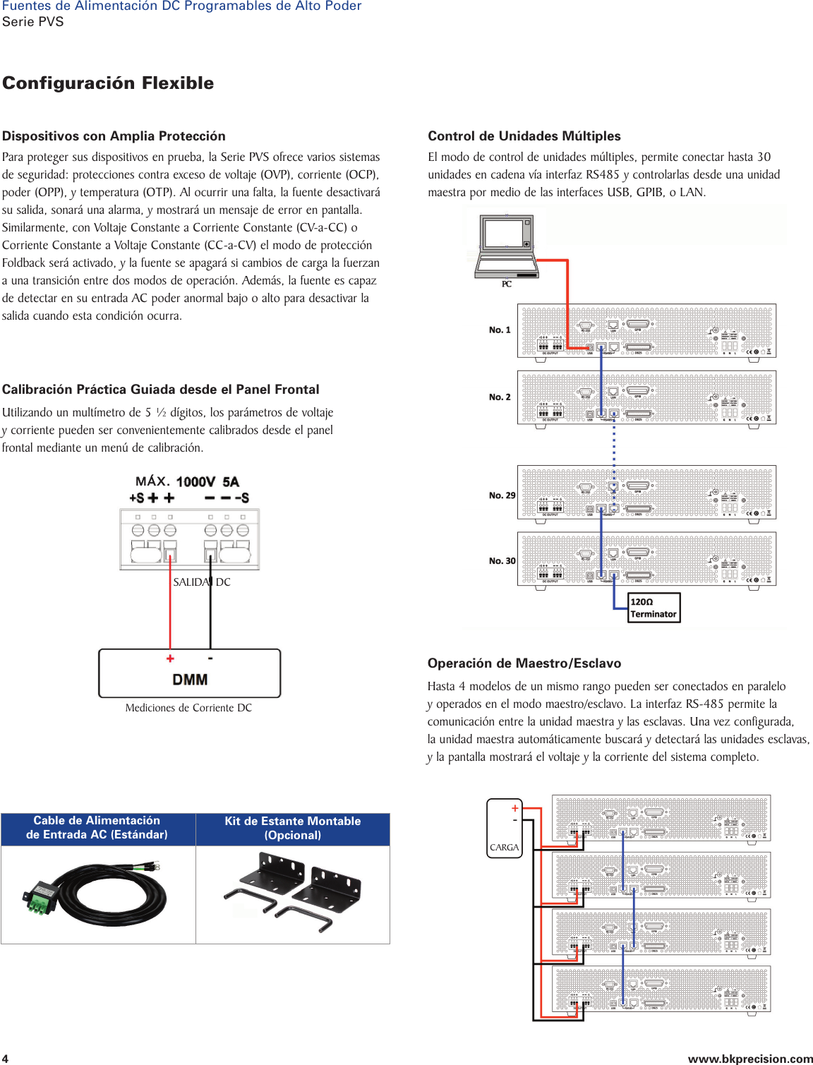 Page 4 of 6 - XLN3640, XLN6024, XLN8018 And XLN10014, XLN15010, XLN30052, XL6  PVS Hoja De Datos