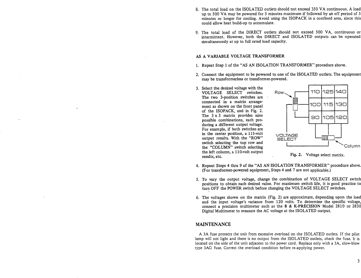 Page 3 of 5 - TR-110 Manual