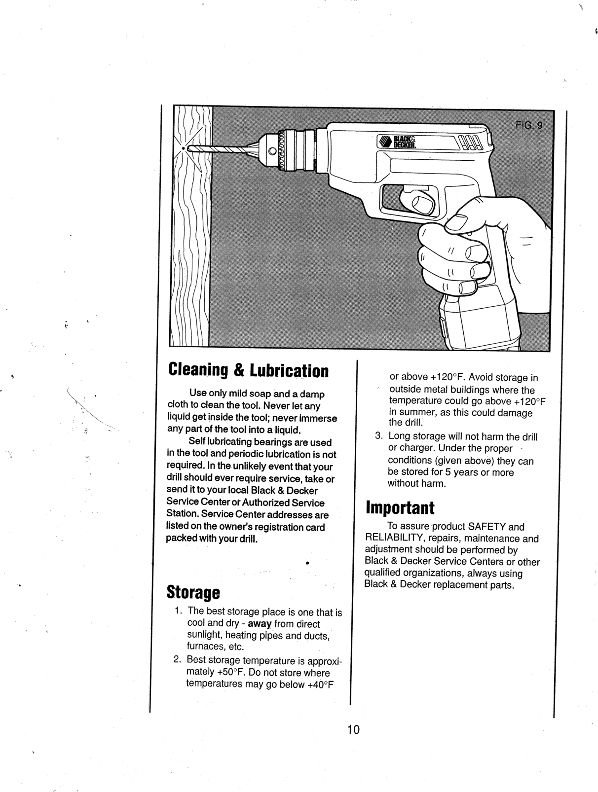 Page 10 of 12 - Black-And-Decker Black-And-Decker-9013-Instruction-Manual-  Black-and-decker-9013-instruction-manual