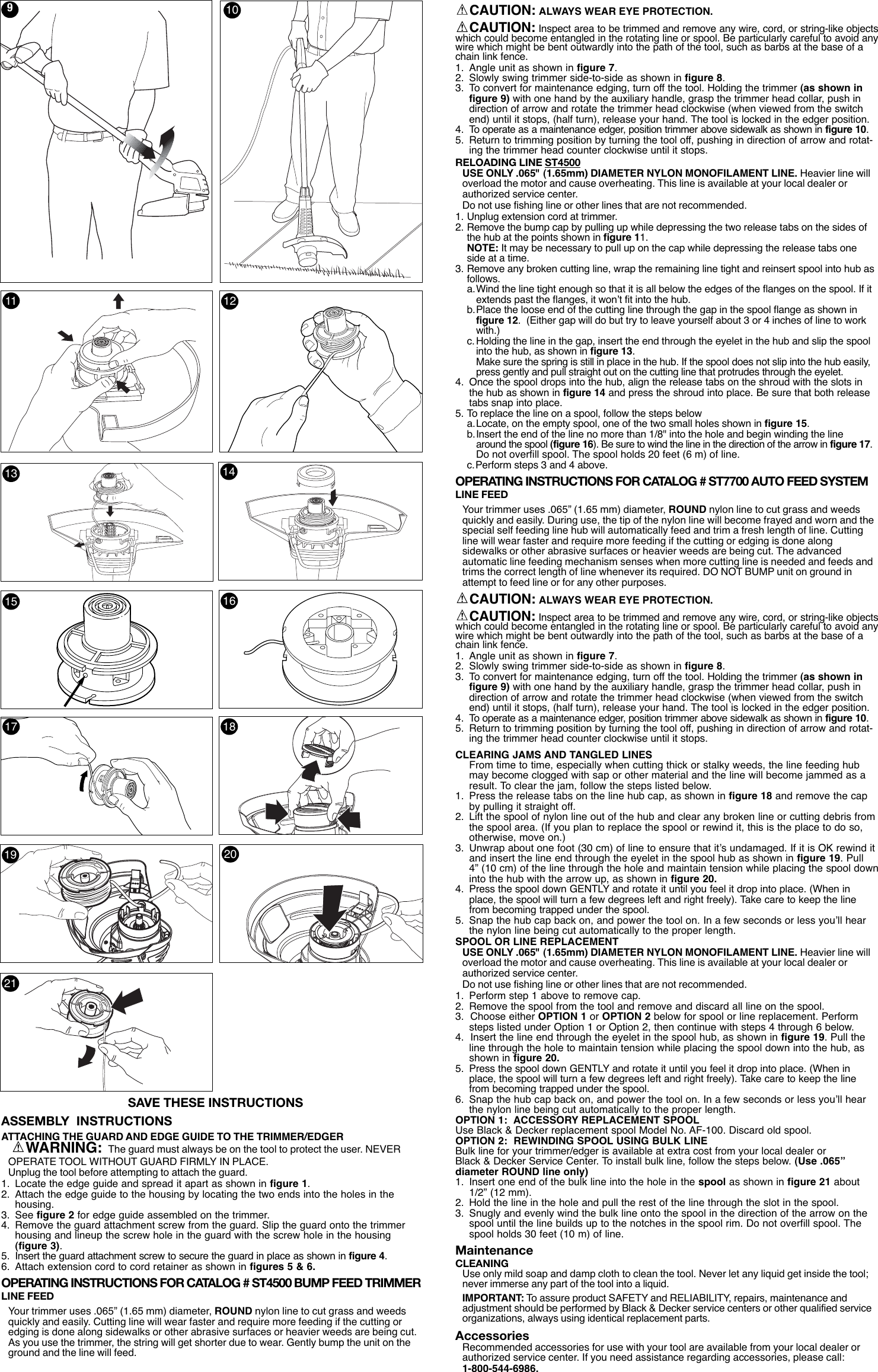 Black And Decker 90508813 Instruction Manual ST4500 ST7700