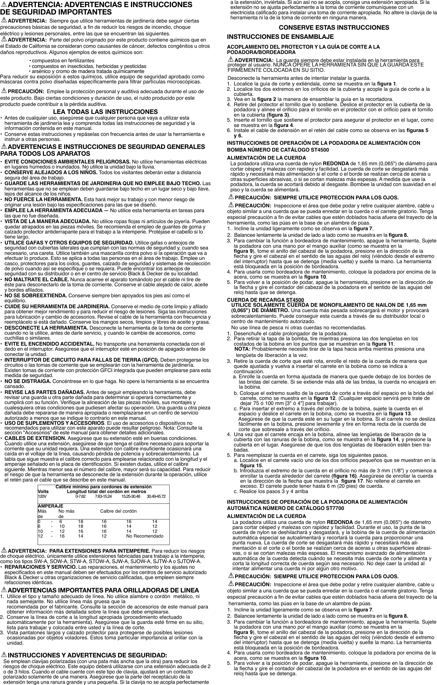 Page 5 of 6 - Black-And-Decker Black-And-Decker-90508813-Instruction-Manual- 90508813 ST4500 ST7700  Black-and-decker-90508813-instruction-manual