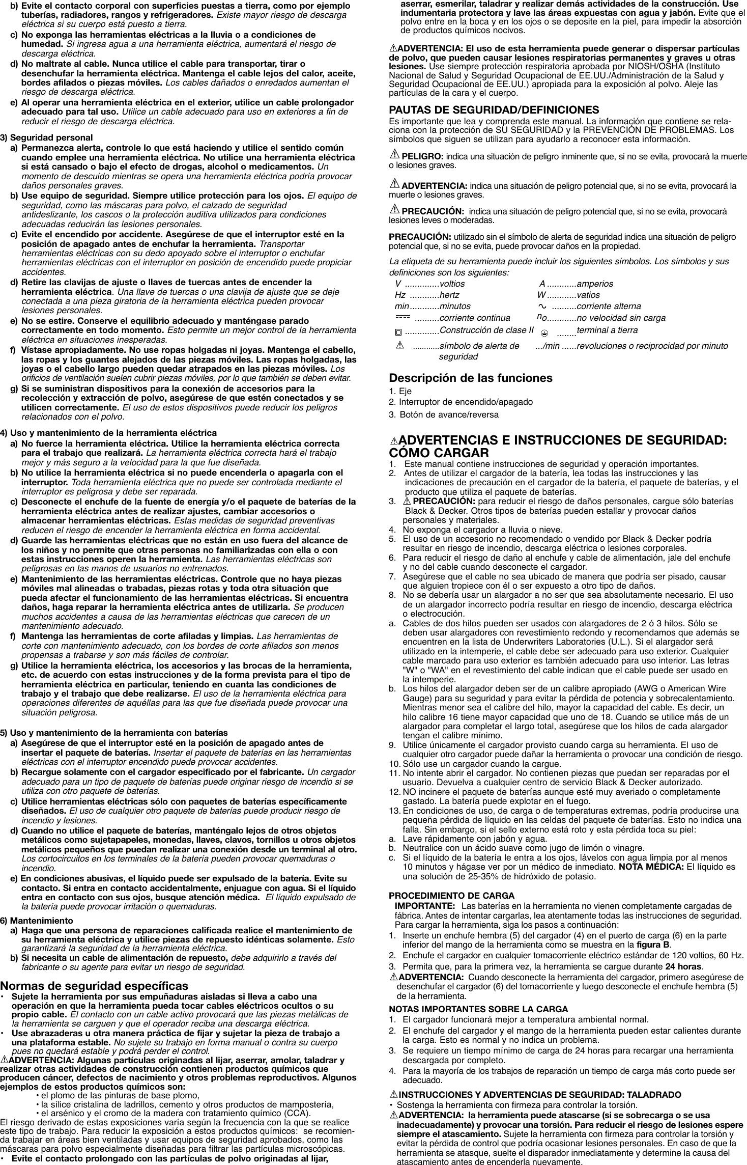 Page 5 of 6 - Black-And-Decker Black-And-Decker-90521837-Instruction-Manual- 90521837 CSD300T Manual REVISED  Black-and-decker-90521837-instruction-manual