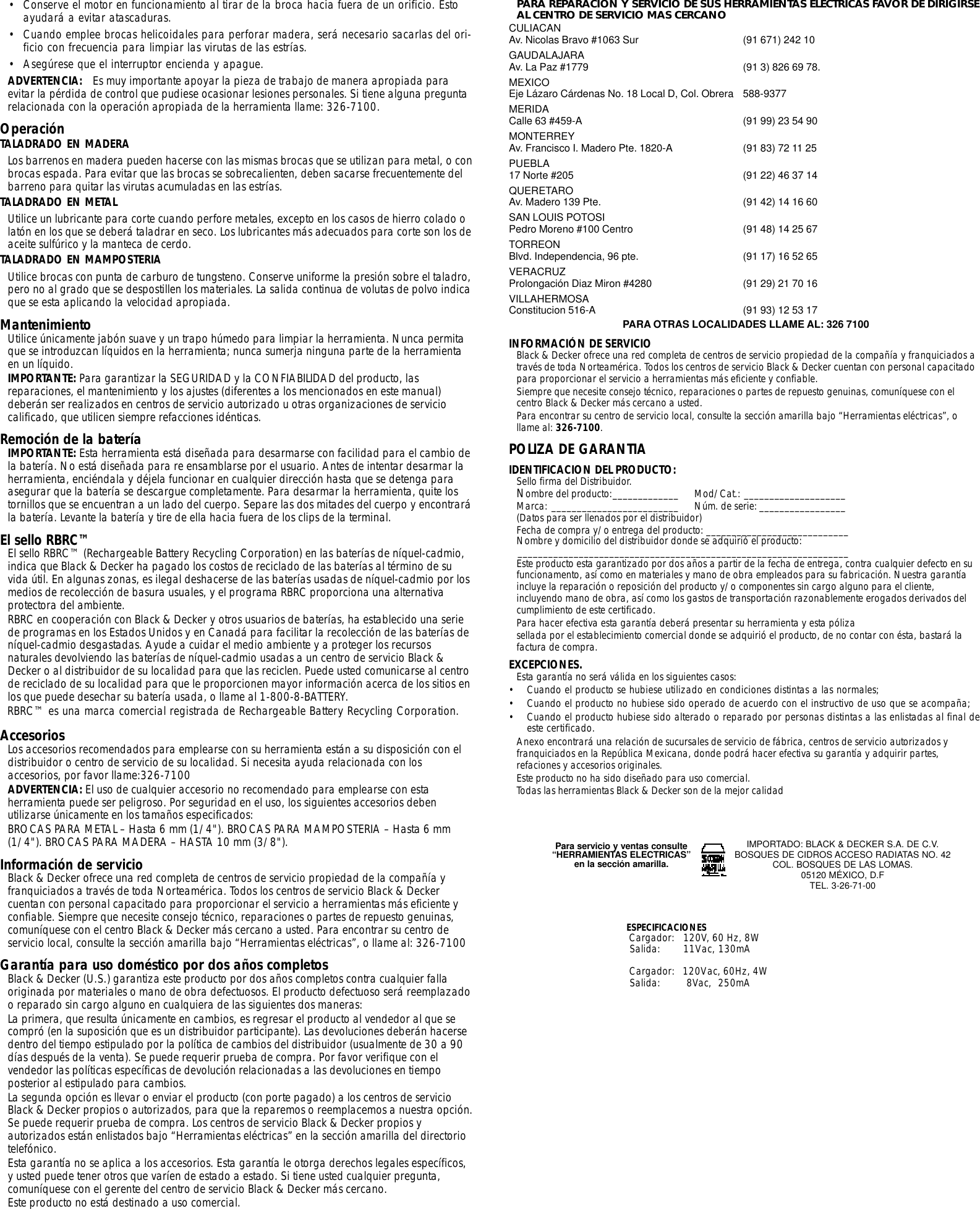 Black And Decker 9089Kb Users Manual 
