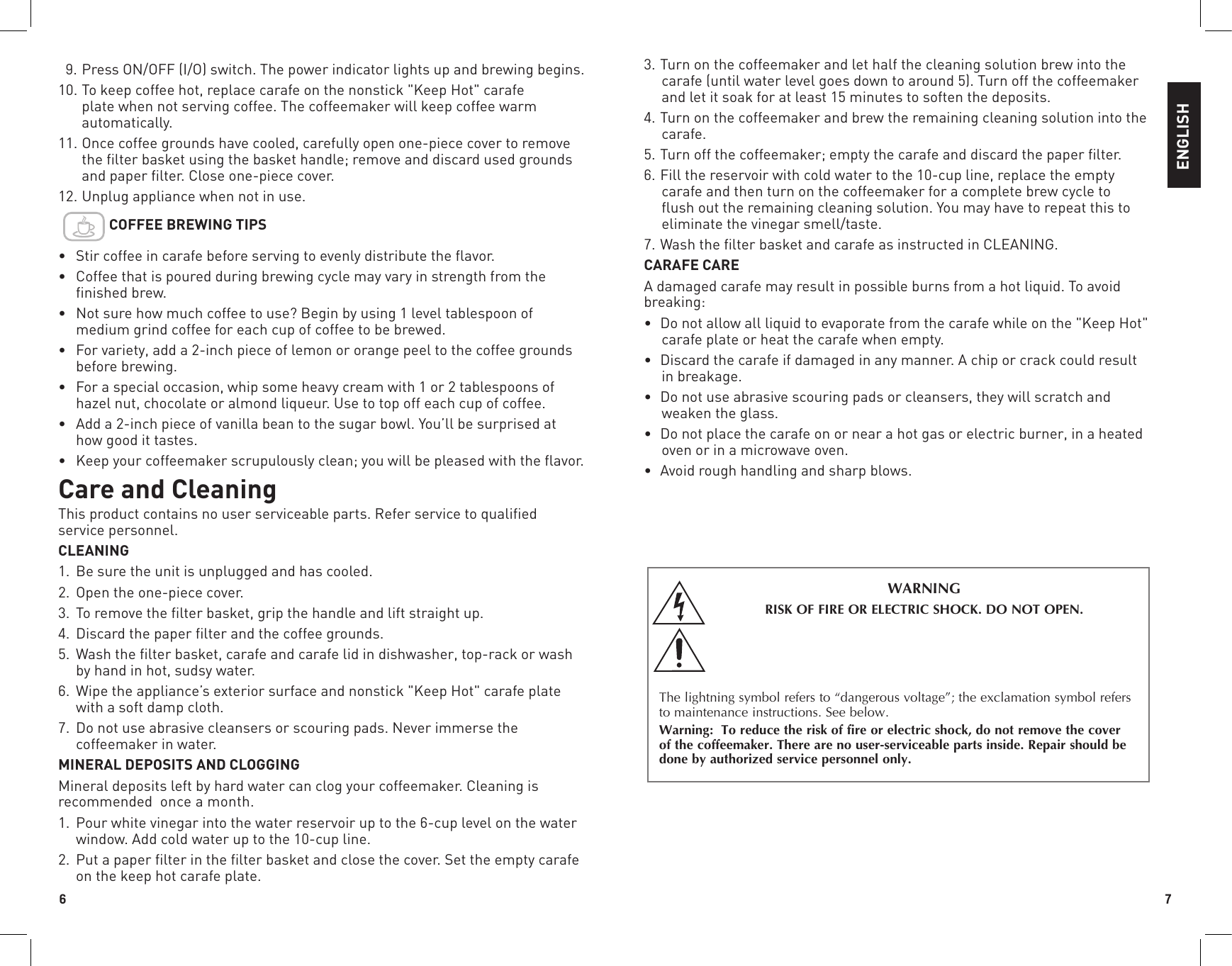 Page 4 of 11 - Black-And-Decker Black-And-Decker-Dcm1100W-Use-And-Care-Manual-  Black-and-decker-dcm1100w-use-and-care-manual