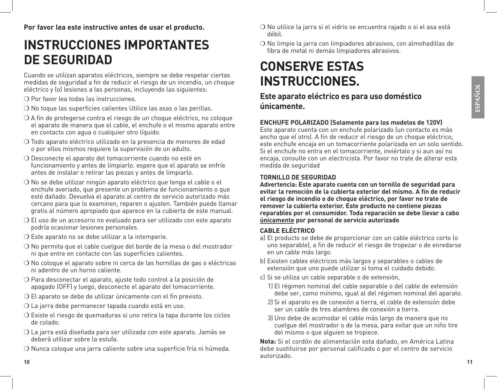 Page 6 of 11 - Black-And-Decker Black-And-Decker-Dcm1100W-Use-And-Care-Manual-  Black-and-decker-dcm1100w-use-and-care-manual