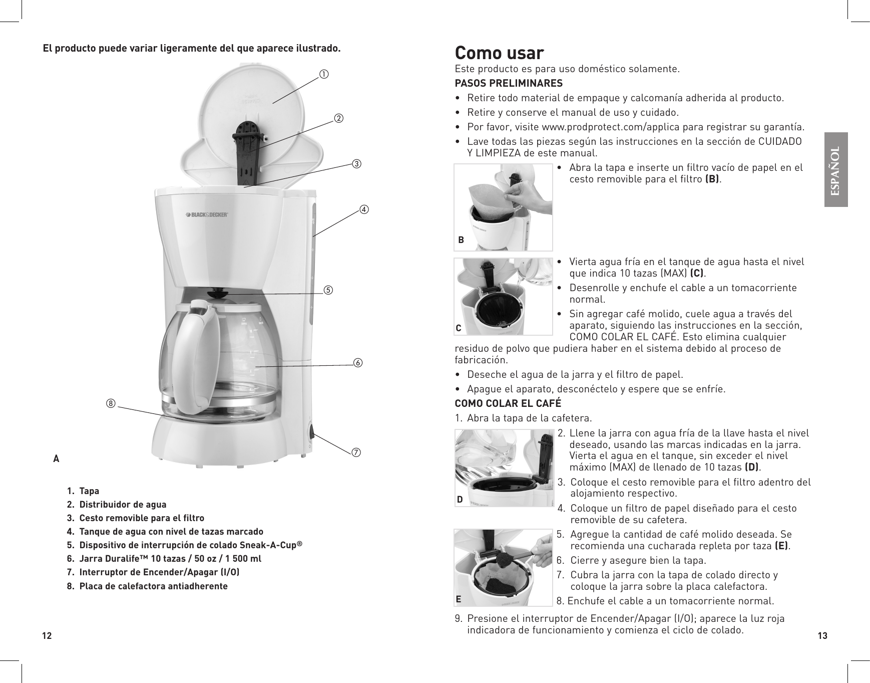 Page 7 of 11 - Black-And-Decker Black-And-Decker-Dcm1100W-Use-And-Care-Manual-  Black-and-decker-dcm1100w-use-and-care-manual