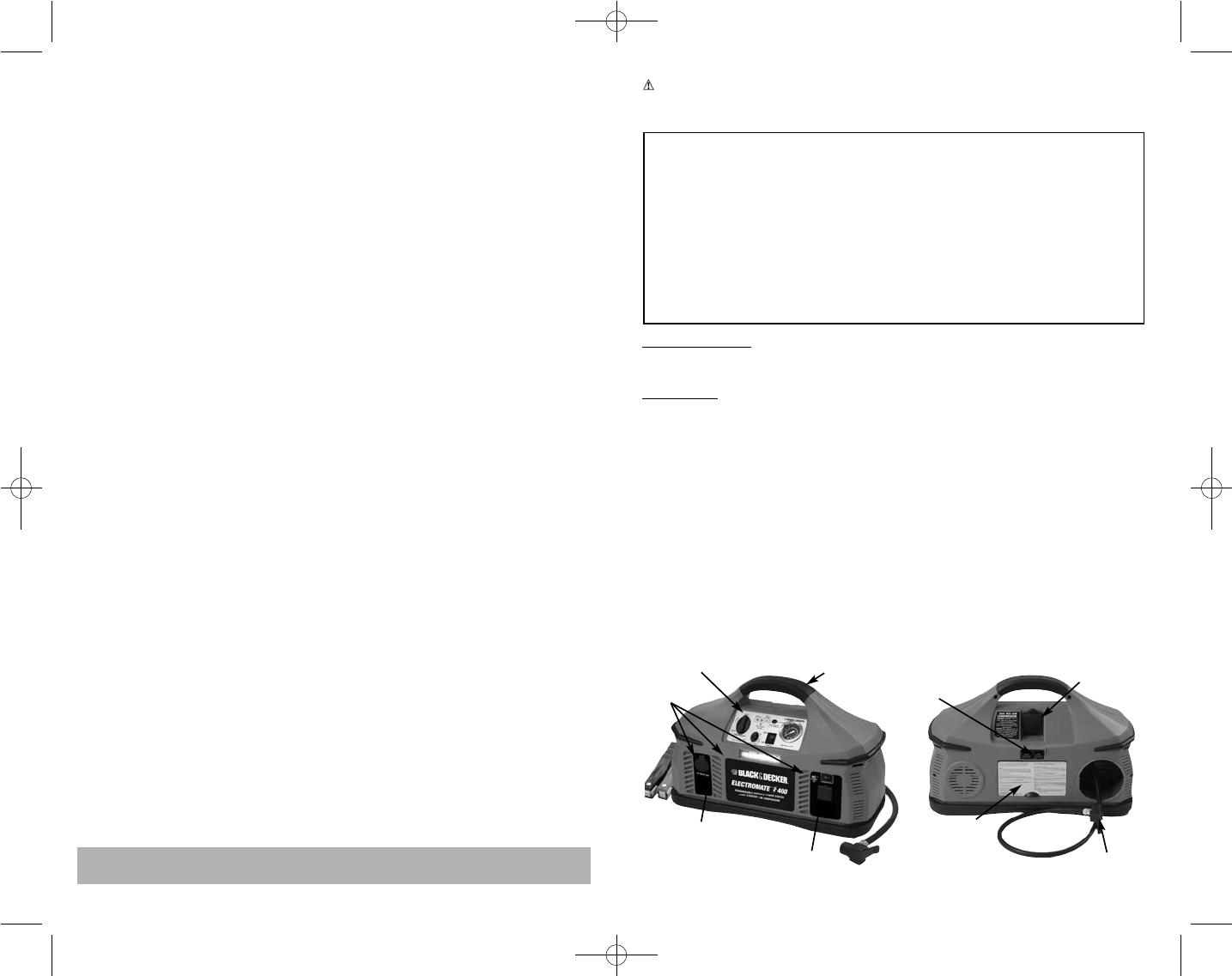 Black And Decker Electromate 90556511 Instruction Manual VEC026BD.qxp