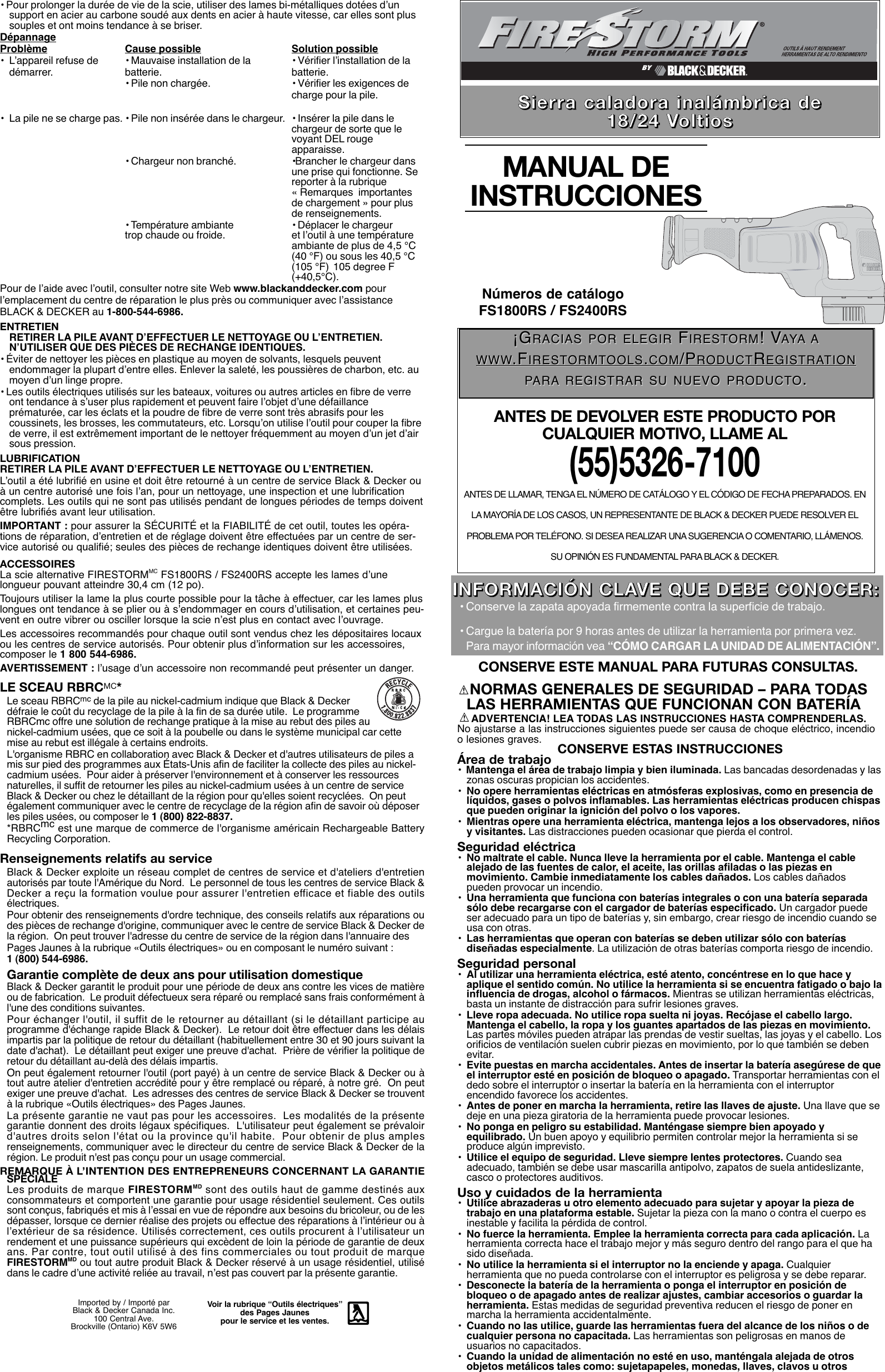 Page 5 of 7 - Black-And-Decker Black-And-Decker-Fire-Storm-609746-08-Instruction-Manual- 609746-08 01 FS1800RS  Black-and-decker-fire-storm-609746-08-instruction-manual