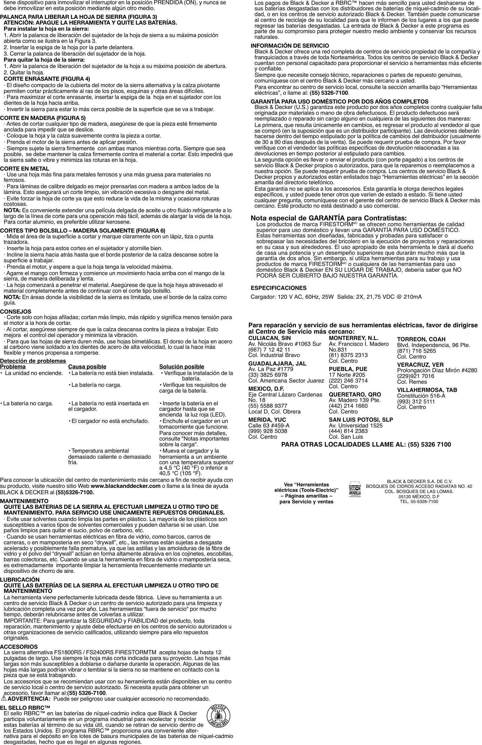 Page 7 of 7 - Black-And-Decker Black-And-Decker-Fire-Storm-609746-08-Instruction-Manual- 609746-08 01 FS1800RS  Black-and-decker-fire-storm-609746-08-instruction-manual