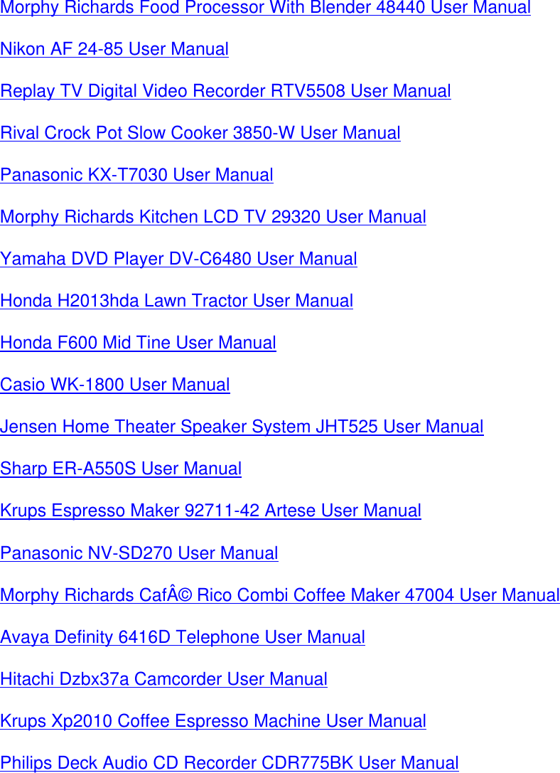 Page 5 of 5 - Black-And-Decker Black-And-Decker-Fp1400-Users-Manual-  Black-and-decker-fp1400-users-manual