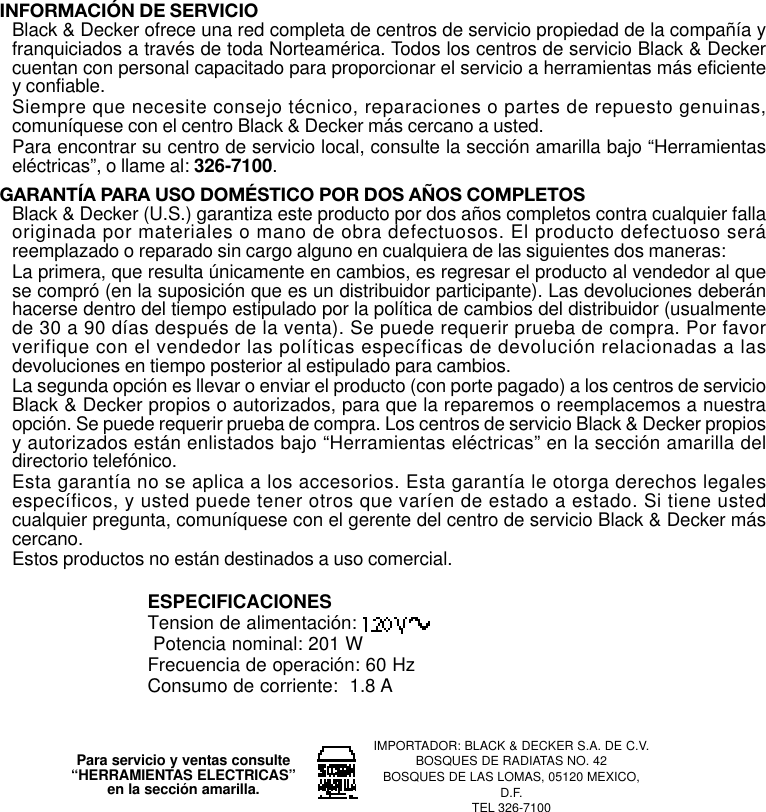 Page 5 of 5 - Black-And-Decker Black-And-Decker-Fs1000-Instruction-Manual- FS500 Manual  Black-and-decker-fs1000-instruction-manual