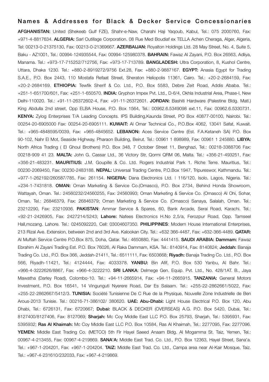 Page 8 of 9 - Black-And-Decker Black-And-Decker-Jc200-Instruction-Manual- Black-and-decker-jc200-instruction-manual