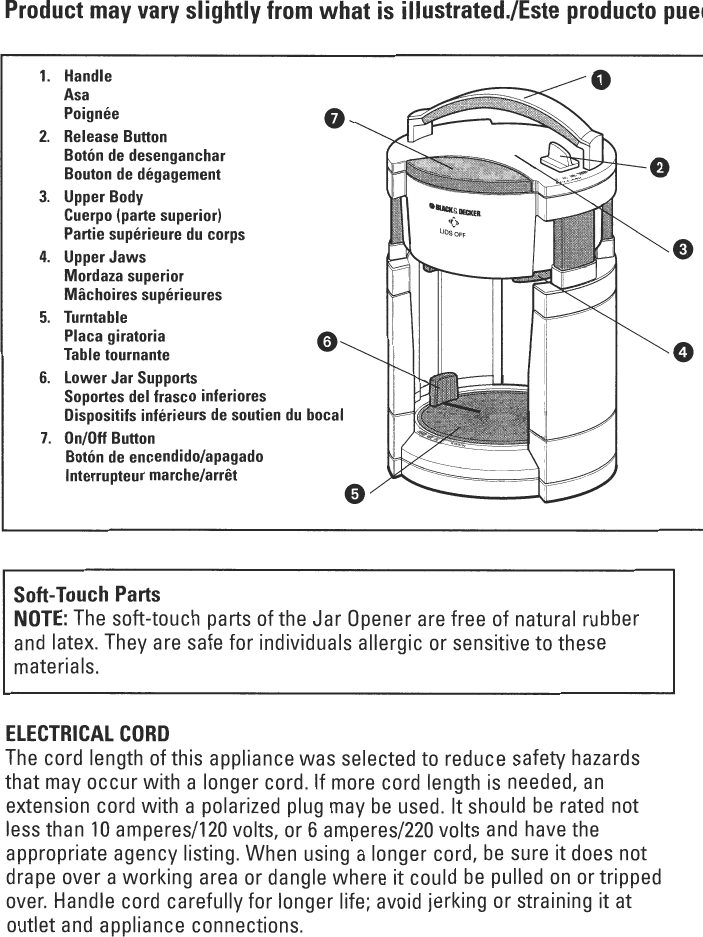 Page 3 of 7 - Black-And-Decker Black-And-Decker-Jw200-Users-Manual-  Black-and-decker-jw200-users-manual