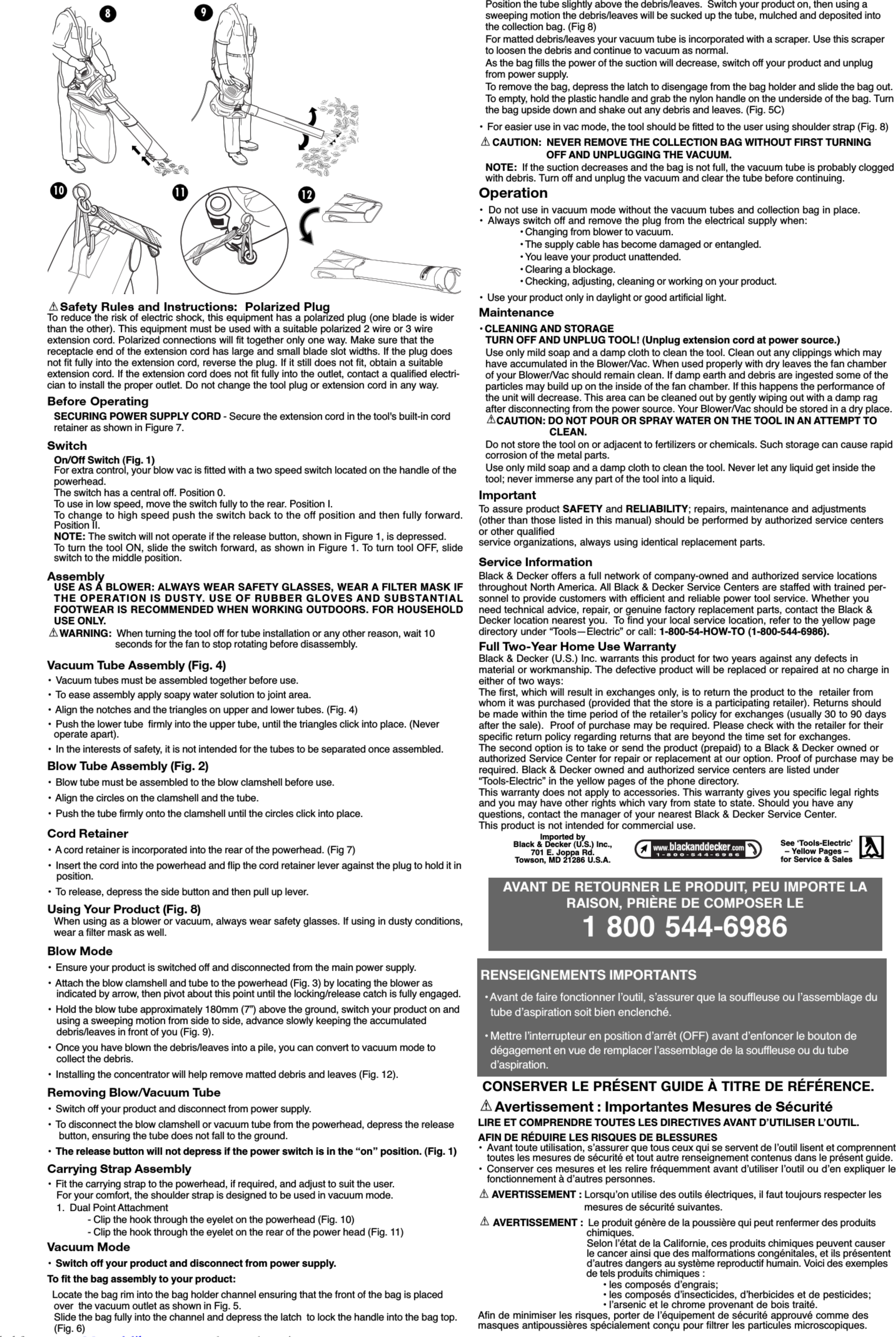 Page 2 of 5 - Black-And-Decker Black-And-Decker-Leaf-Hog-Bv4000-Instruction-Manual-1002745 User Manual