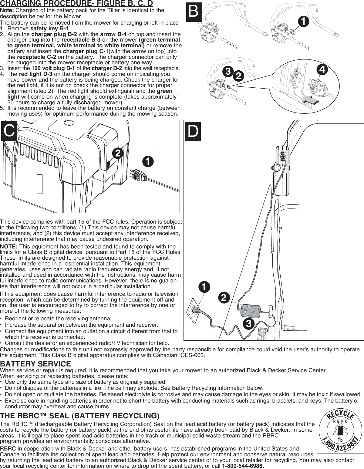 Black And Decker Rb 3612 Users Manual