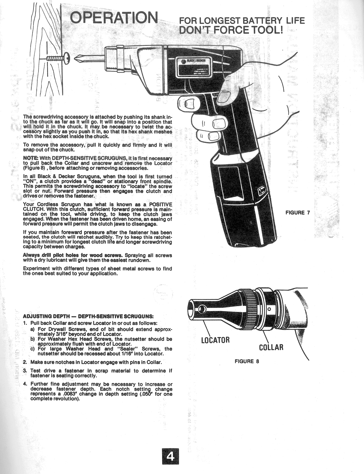 Black And Decker Scrugun Instruction Manual