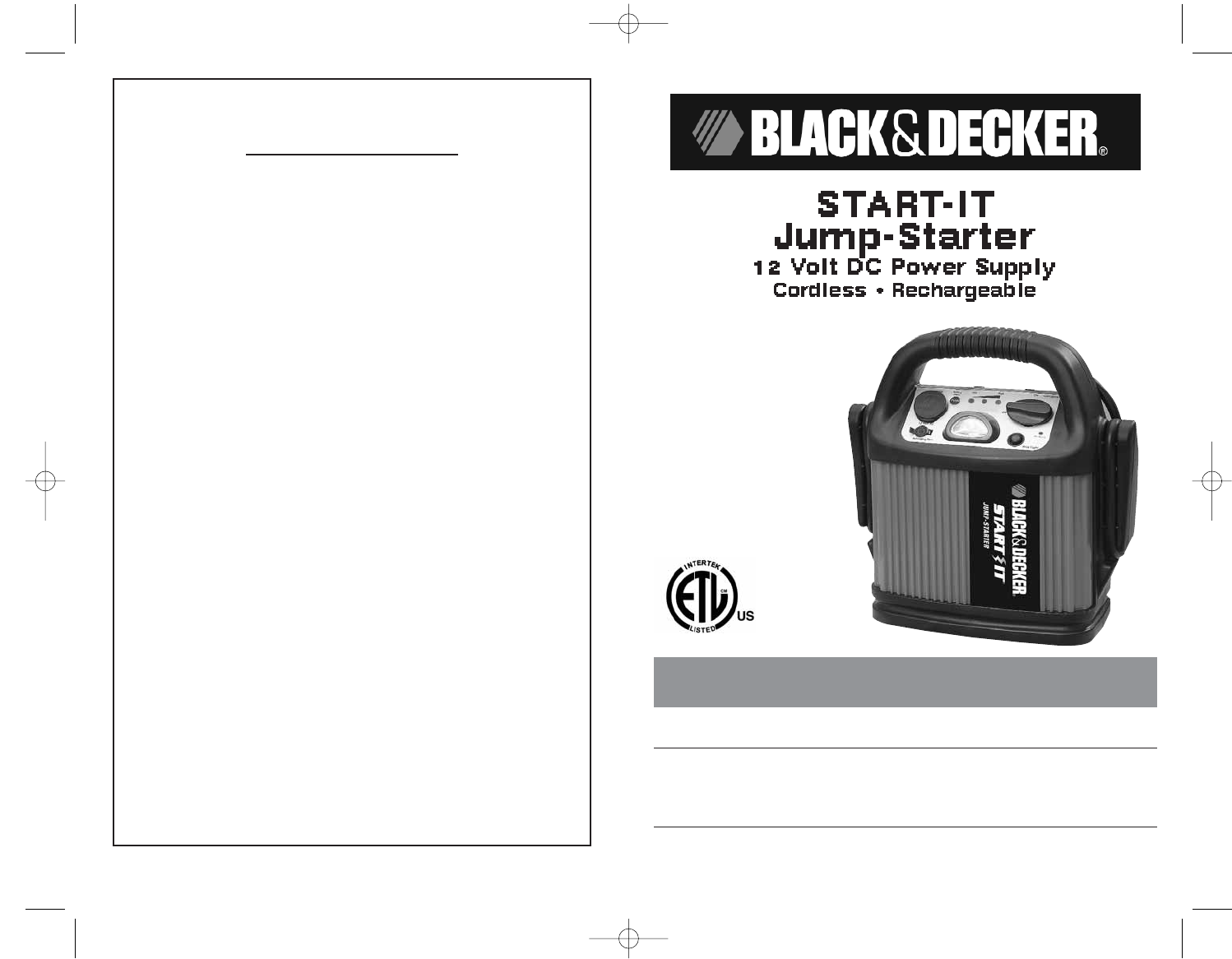 Black And Decker Vec010Bd Users Manual