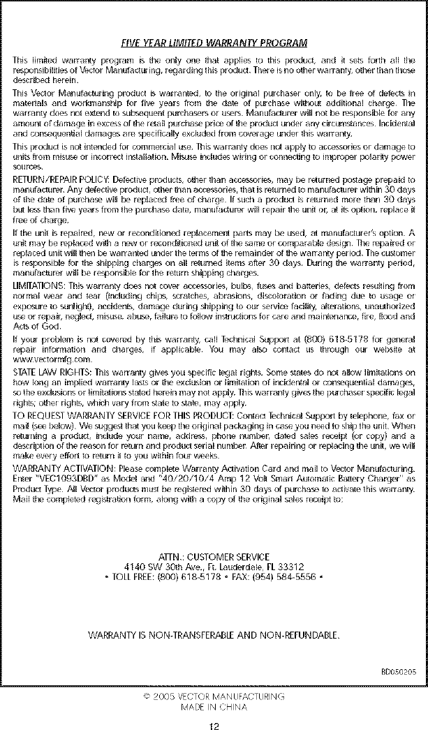 Page 9 of 9 - Black-And-Decker Black-And-Decker-Vec1093Dbd-Users-Manual-  Black-and-decker-vec1093dbd-users-manual