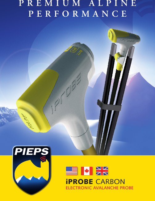 iPROBE CARBONELECTRONIC AVALANCHE PROBEPREMIUM ALPINE PERFORMANCE