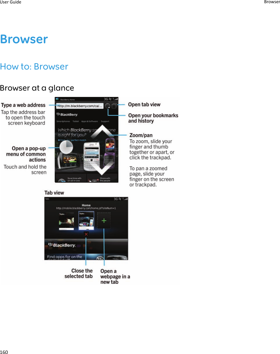 BrowserHow to: BrowserBrowser at a glanceUser Guide Browser160