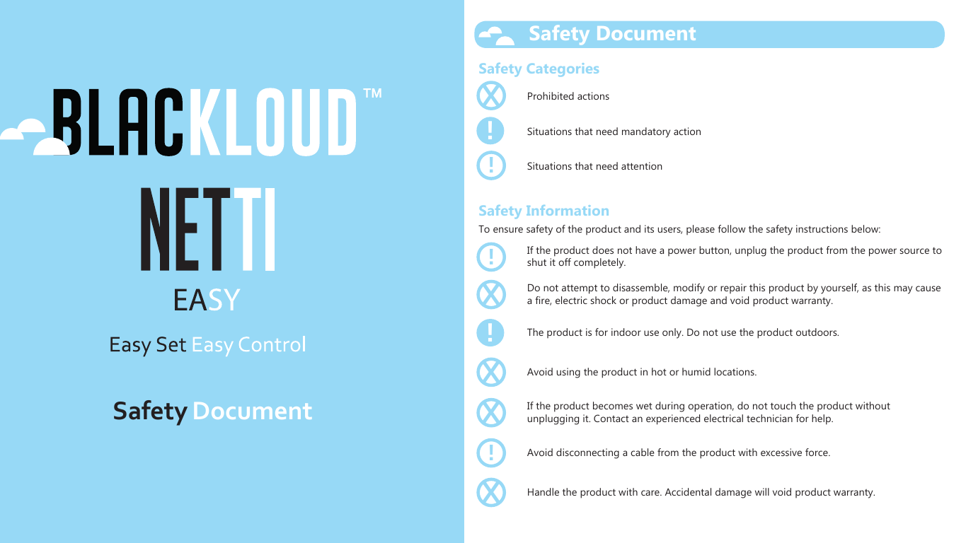 Blackloud NETTIEASY NETTIEASY User Manual