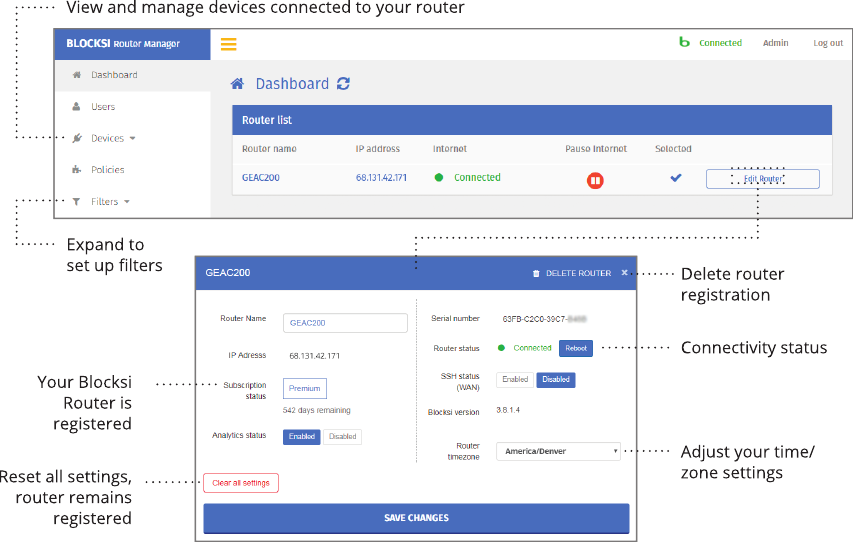 Blocksi GEAC200 Blocksi Parental Control Router User Manual GEAC200