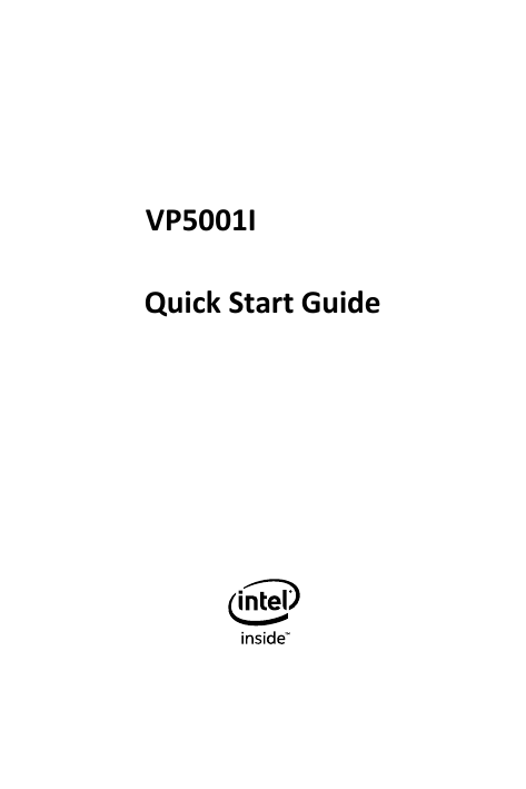 VP5001I Quick Start Guide 