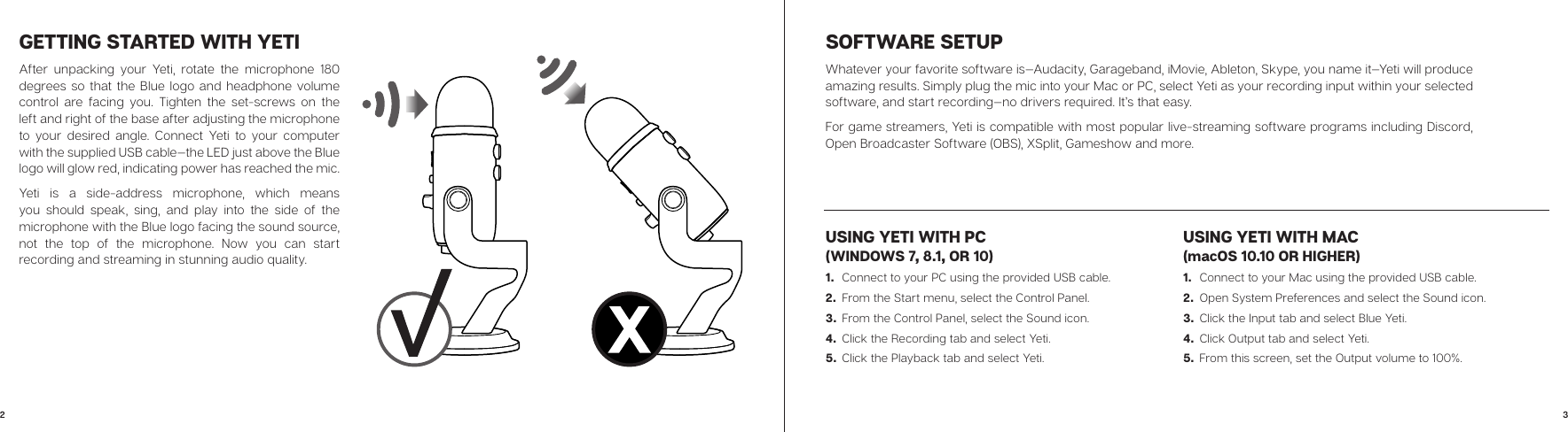 Page 2 of 5 - Blue Yeti Quick Start Guide-EN