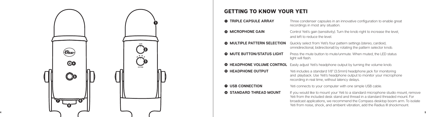 Page 3 of 5 - Blue Yeti Quick Start Guide-EN