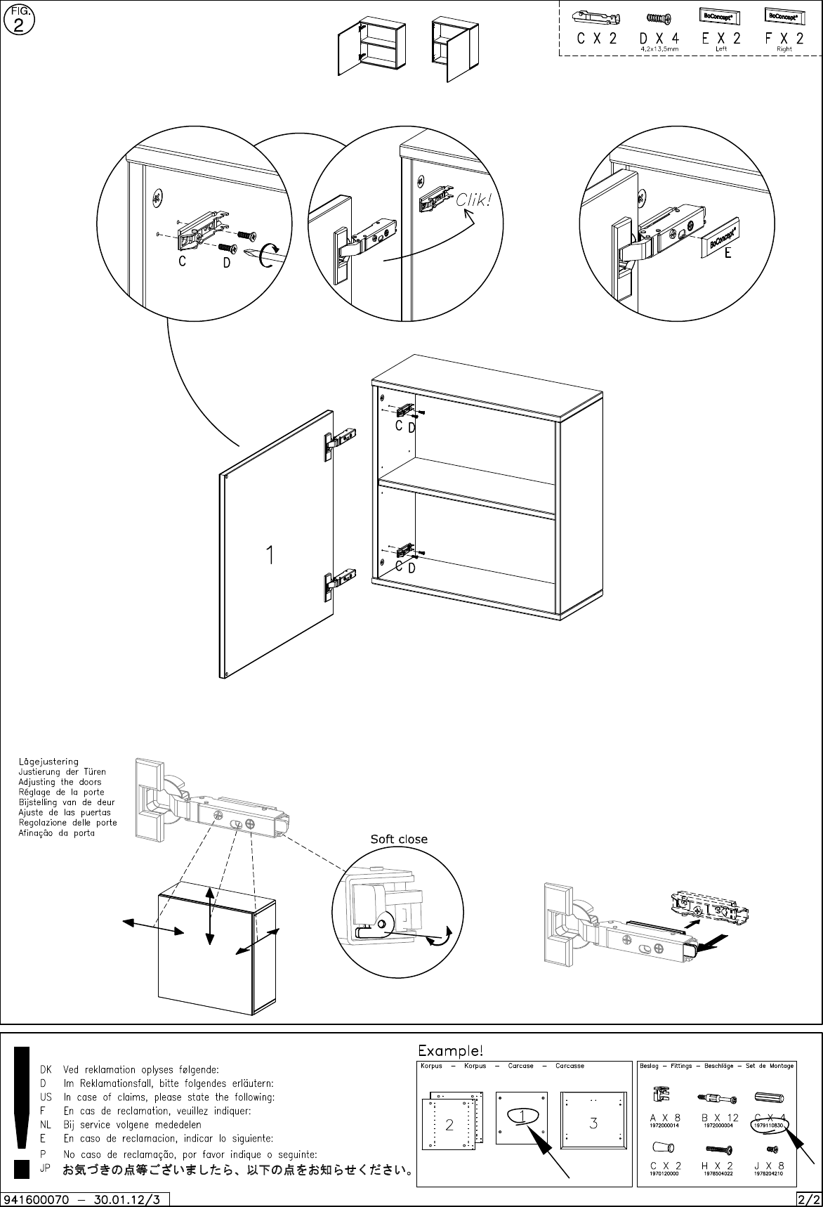 Page 2 of 2 - Boconcept Boconcept--70-Assembly-Instruction B:\DK_PTA_Share\Inventor Ation\360 Volani\Volani 0070\Assembly Instruction\941600070_v3_05