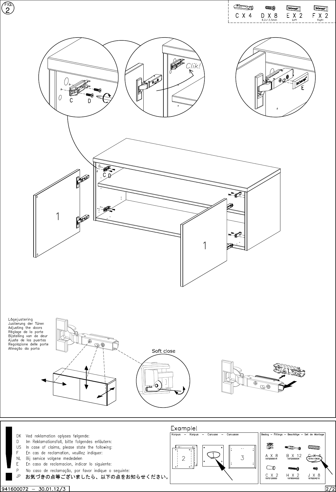 Page 2 of 2 - Boconcept Boconcept--72-Assembly-Instruction B:\DK_PTA_Share\Inventor Ation\360 Volani\Volani 0072\Assembly Instruction\941600072_v3_05