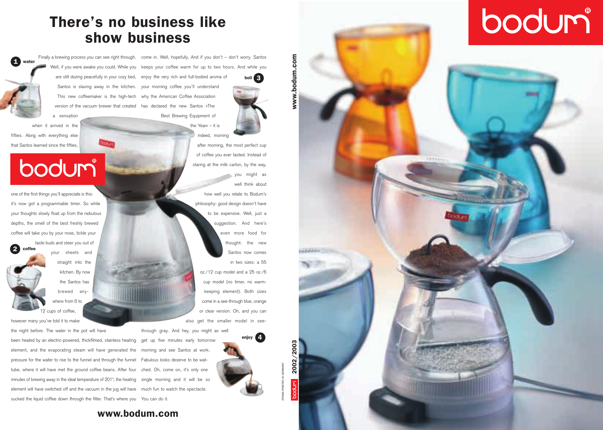 Bodum Electric Hot Pot Users Manual