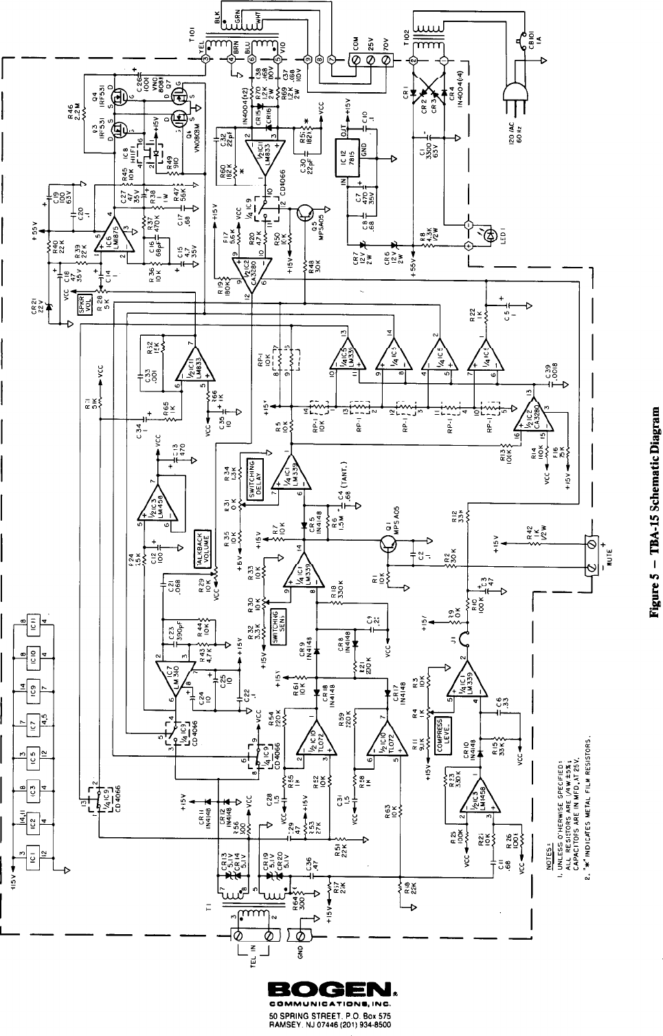 Page 6 of 6 - Bogen Bogen-Bogen-Communications-Stereo-Amplifier-Tba-15-Users-Manual- TBA15 Manual - Paging/Talkback Amplifier  Bogen-bogen-communications-stereo-amplifier-tba-15-users-manual