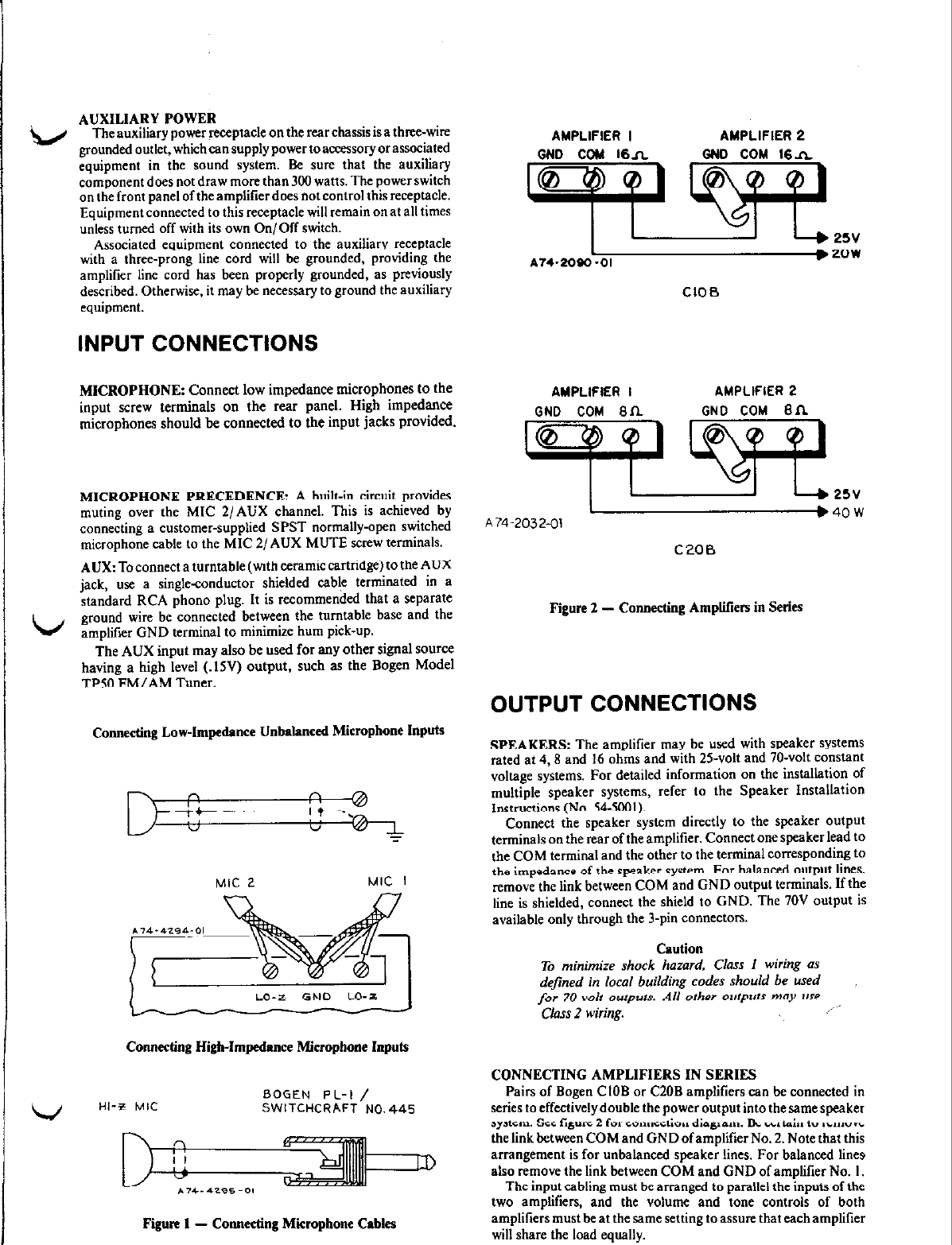 Page 2 of 3 - Bogen Bogen-C10B-Users-Manual- C10B / C20B Manual  Bogen-c10b-users-manual