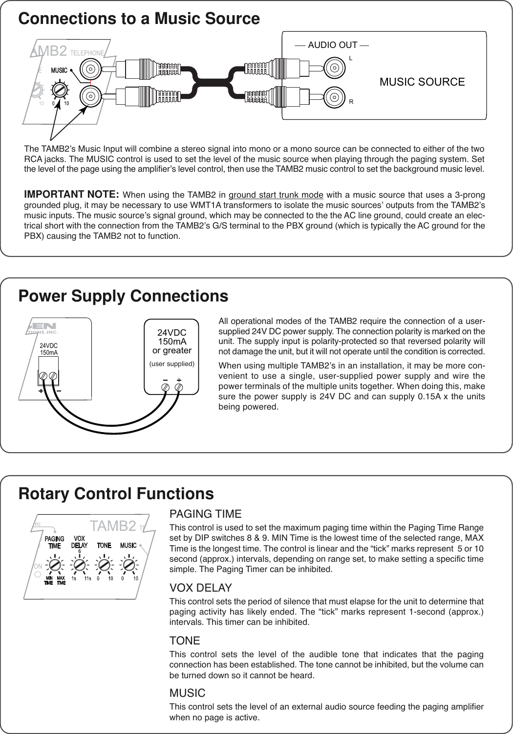 Page 5 of 8 - Bogen Bogen-Tamb2-Users-Manual- TAMB2 Manual  Bogen-tamb2-users-manual