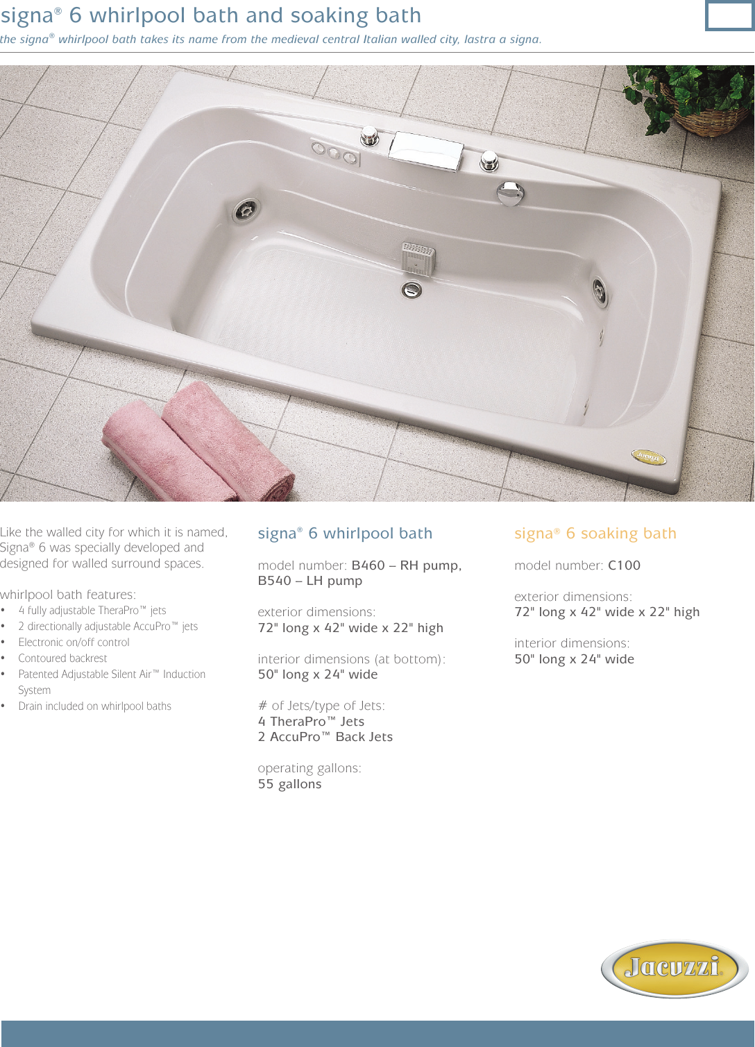 Page 1 of 2 - Bogen C100 FS20 Signa 6 WP NJ User Manual To The C9918f67-c66d-40a3-b238-749cb69ffe74