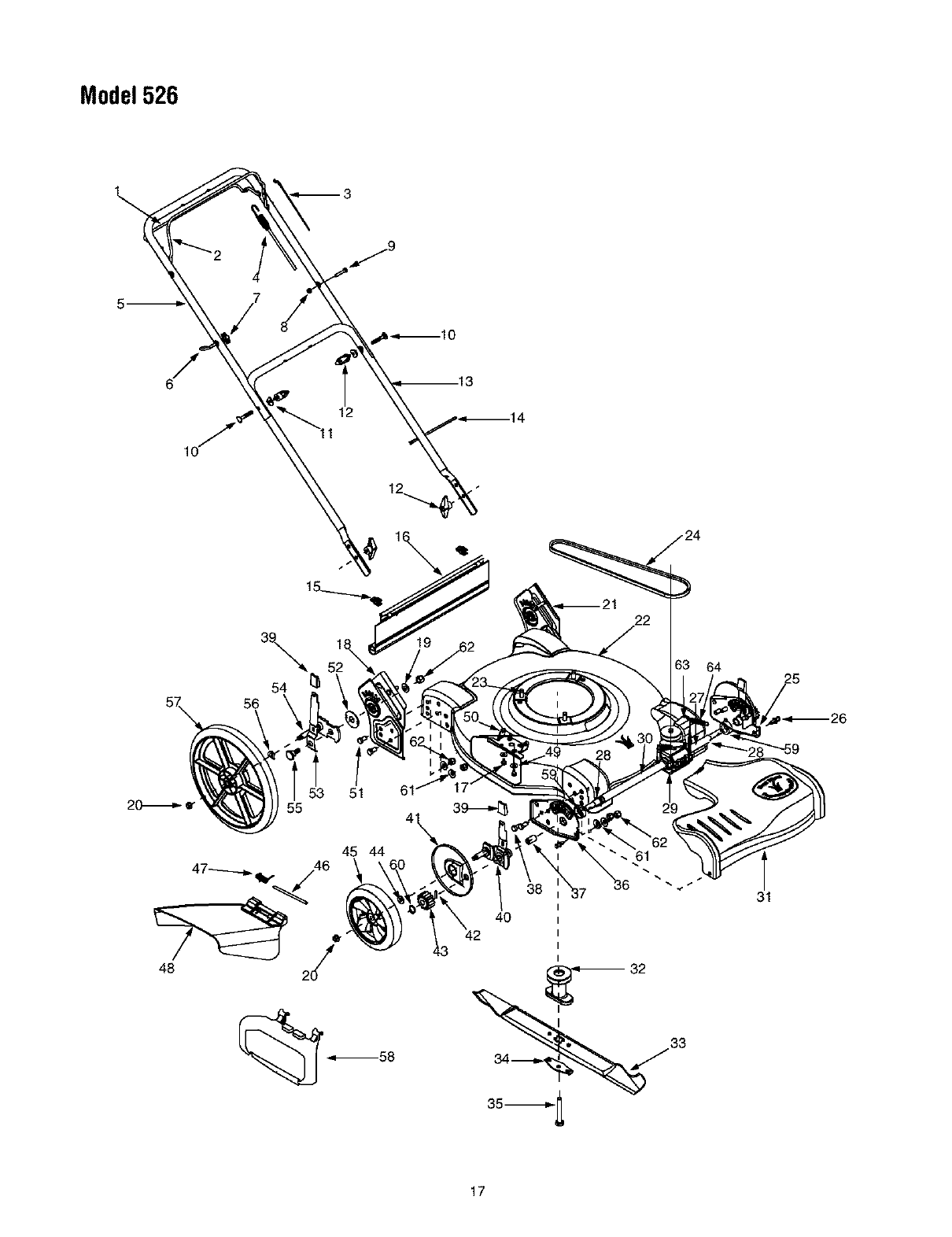 Bolens 12A 526L163 User Manual LAWN MOWER Manuals And Guides L0403072