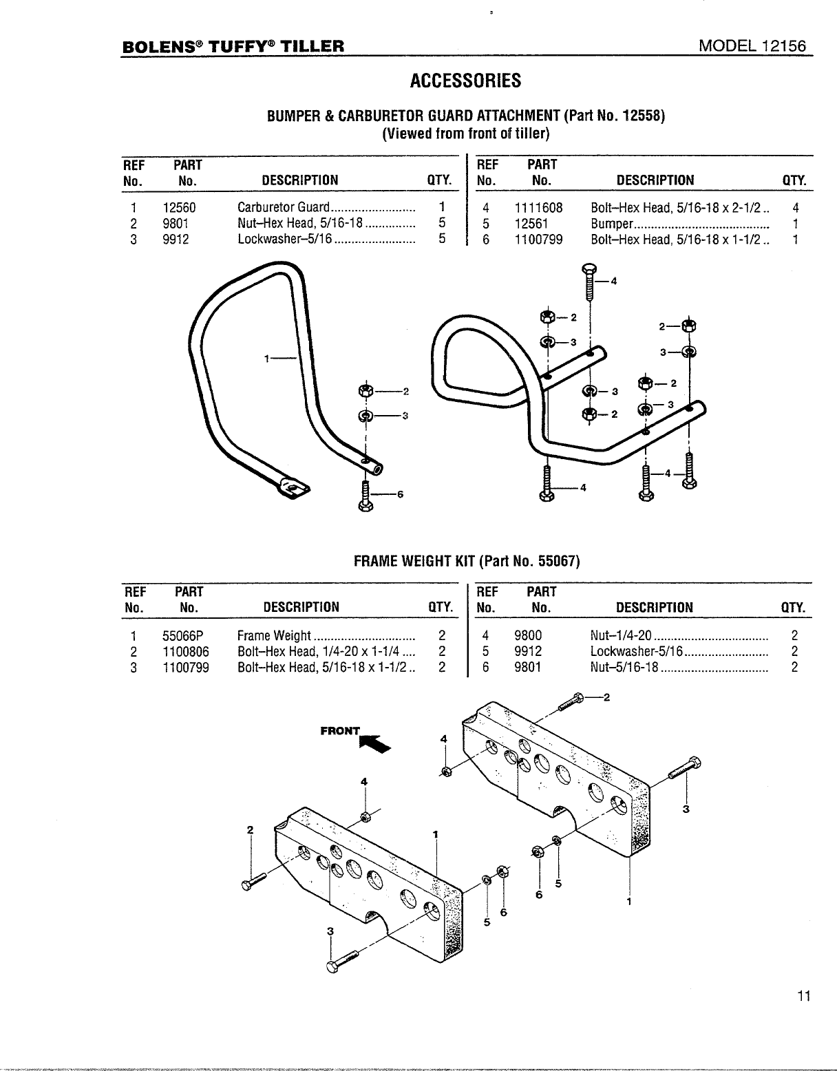 Page 11 of 12 - Bolens Bolens-Tuffy-12156-Parts-Catalogue-  Bolens-tuffy-12156-parts-catalogue