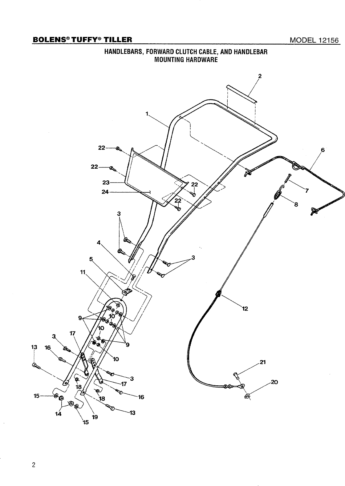 Page 2 of 12 - Bolens Bolens-Tuffy-12156-Parts-Catalogue-  Bolens-tuffy-12156-parts-catalogue