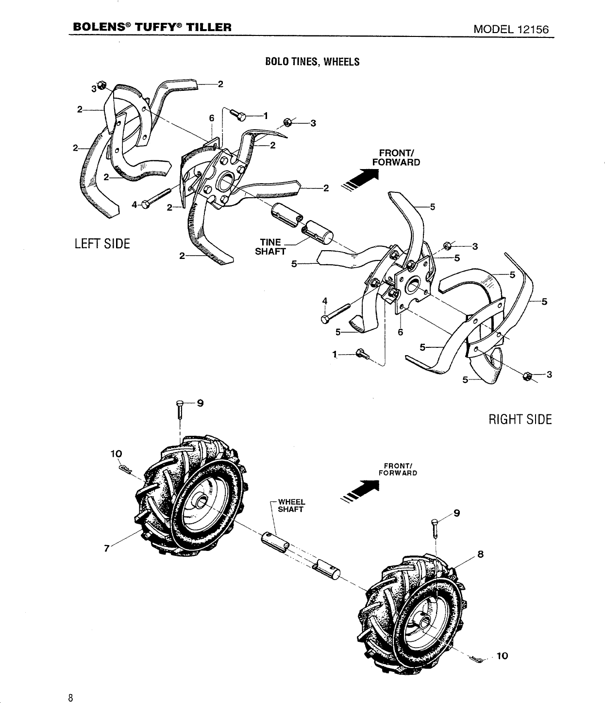 Page 8 of 12 - Bolens Bolens-Tuffy-12156-Parts-Catalogue-  Bolens-tuffy-12156-parts-catalogue