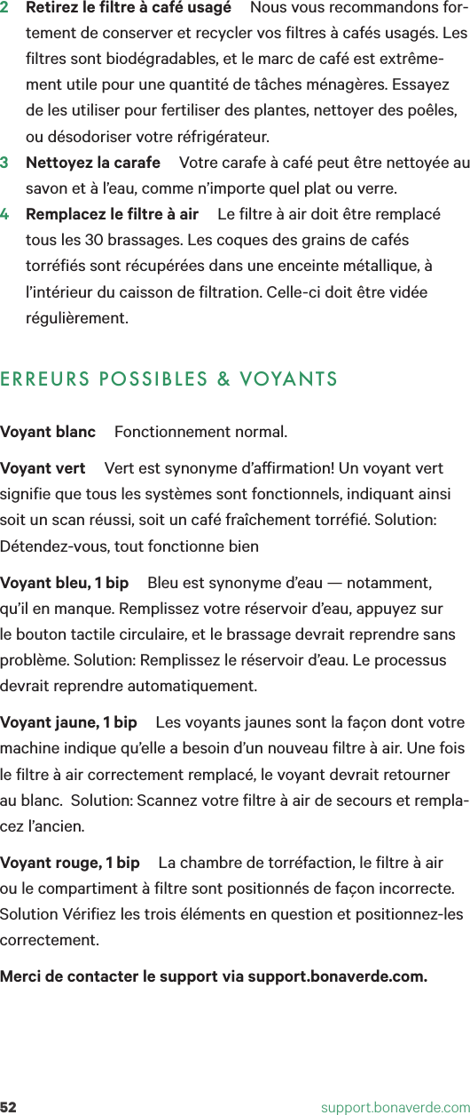 Bonaverde Bonaverdeber Roast Grind Brew Coffee Maker User