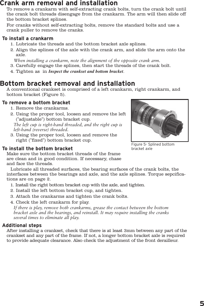 Page 5 of 6 - Bontrager Bontrager-Race-Xxx-Lite-Owners-Manual- Bontrager-race-xxx-lite-owners-manual