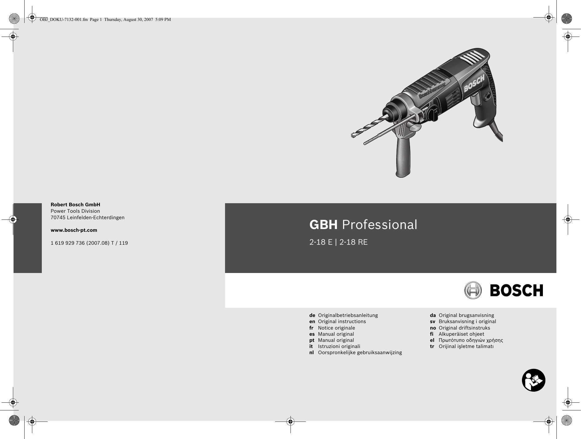 Bosch cordless drill online manual