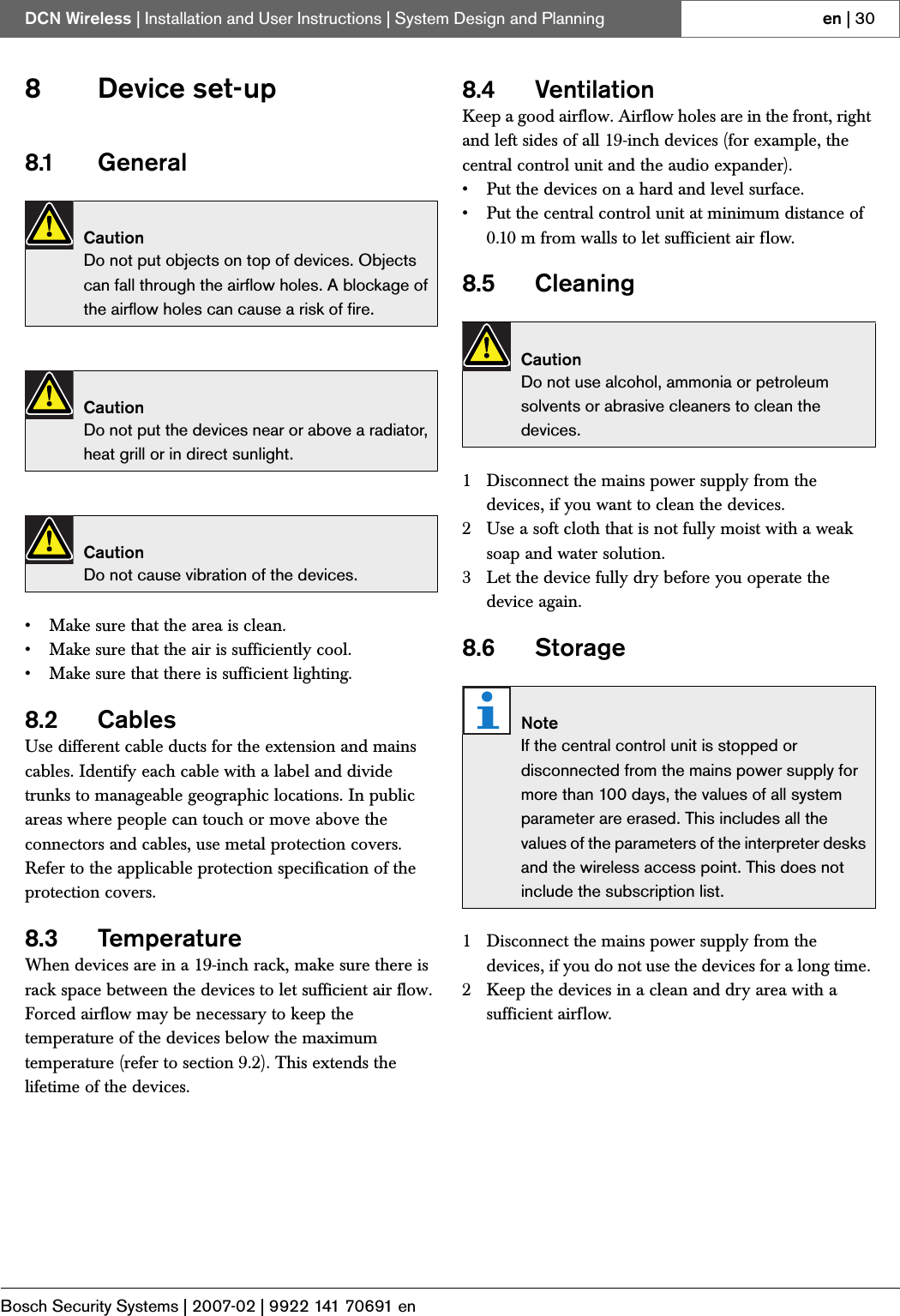 Page 1 of Bosch Security Systems DCNWAP Wireless Access Point User Manual Part 2