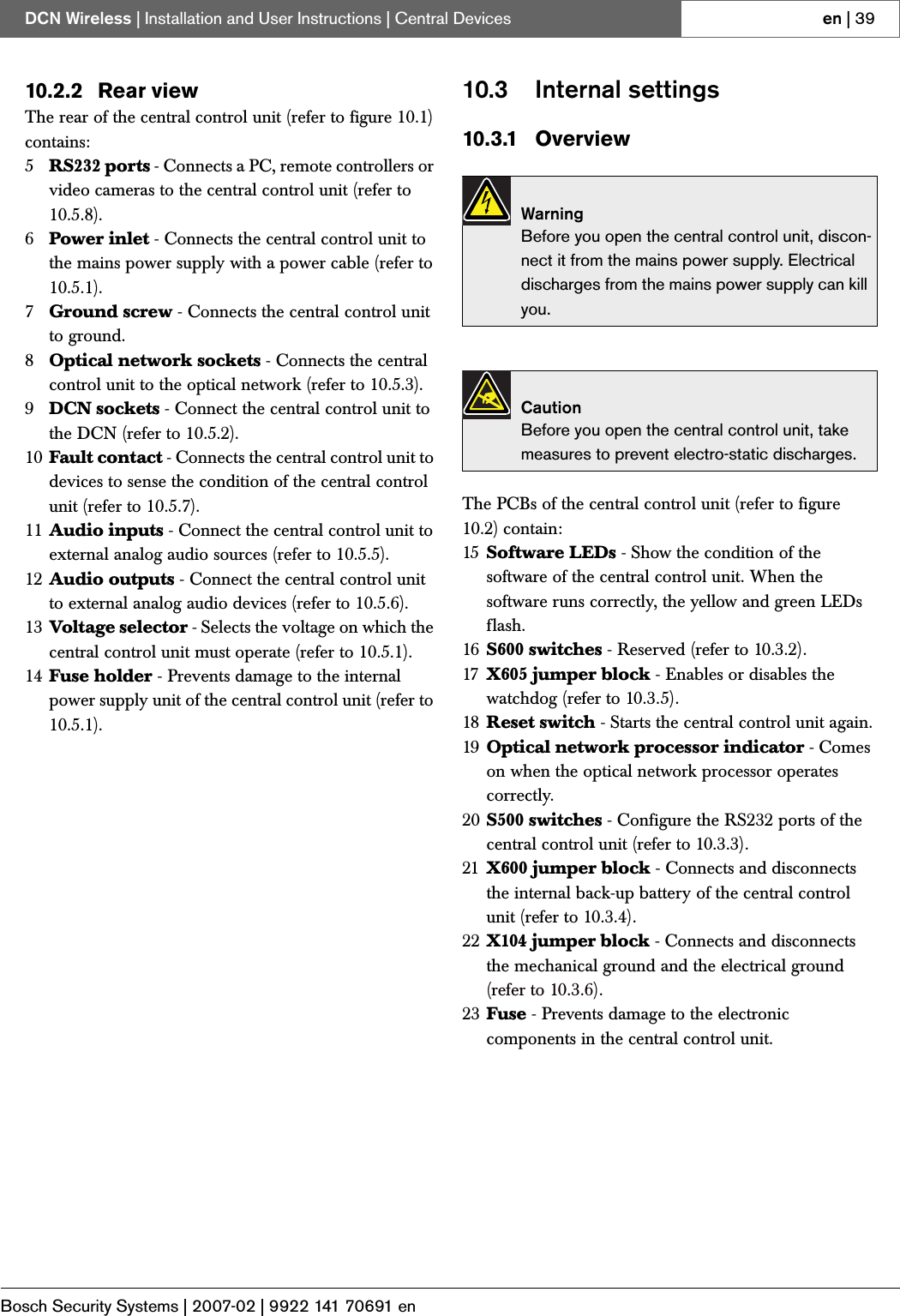 Page 10 of Bosch Security Systems DCNWAP Wireless Access Point User Manual Part 2