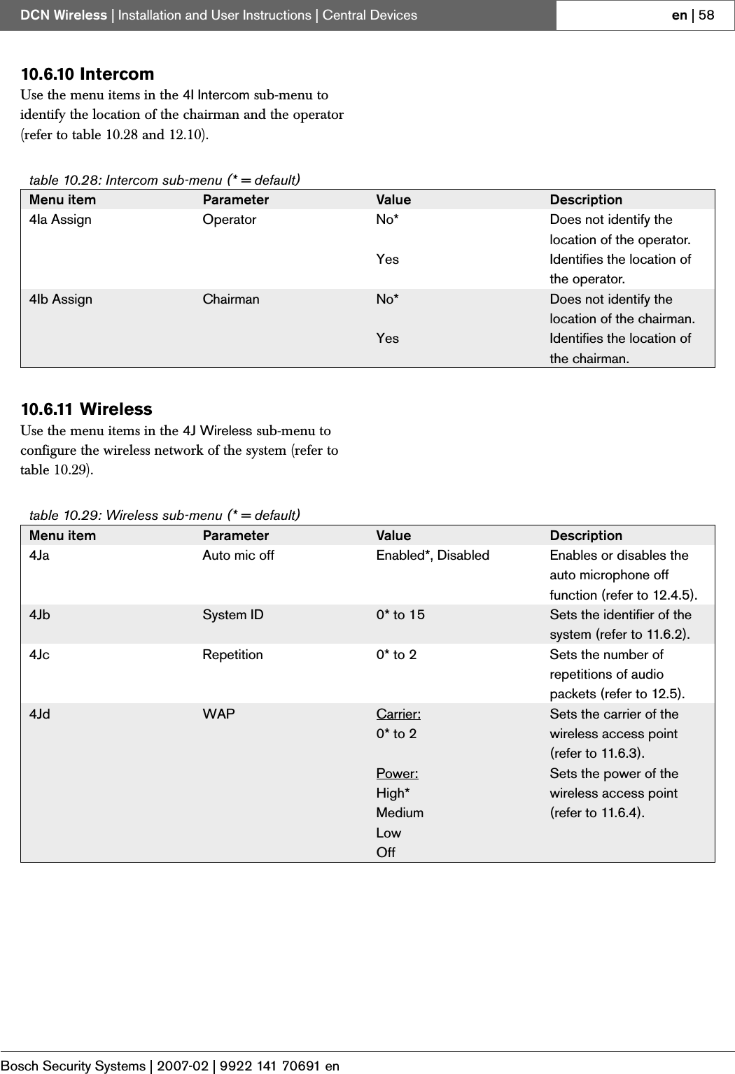 Page 29 of Bosch Security Systems DCNWAP Wireless Access Point User Manual Part 2