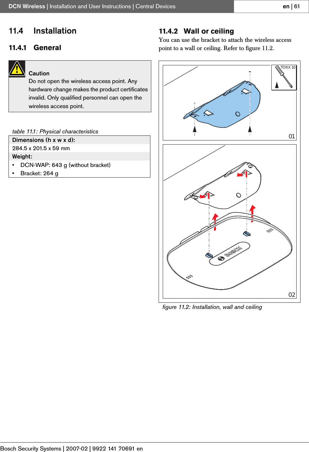 Page 32 of Bosch Security Systems DCNWAP Wireless Access Point User Manual Part 2