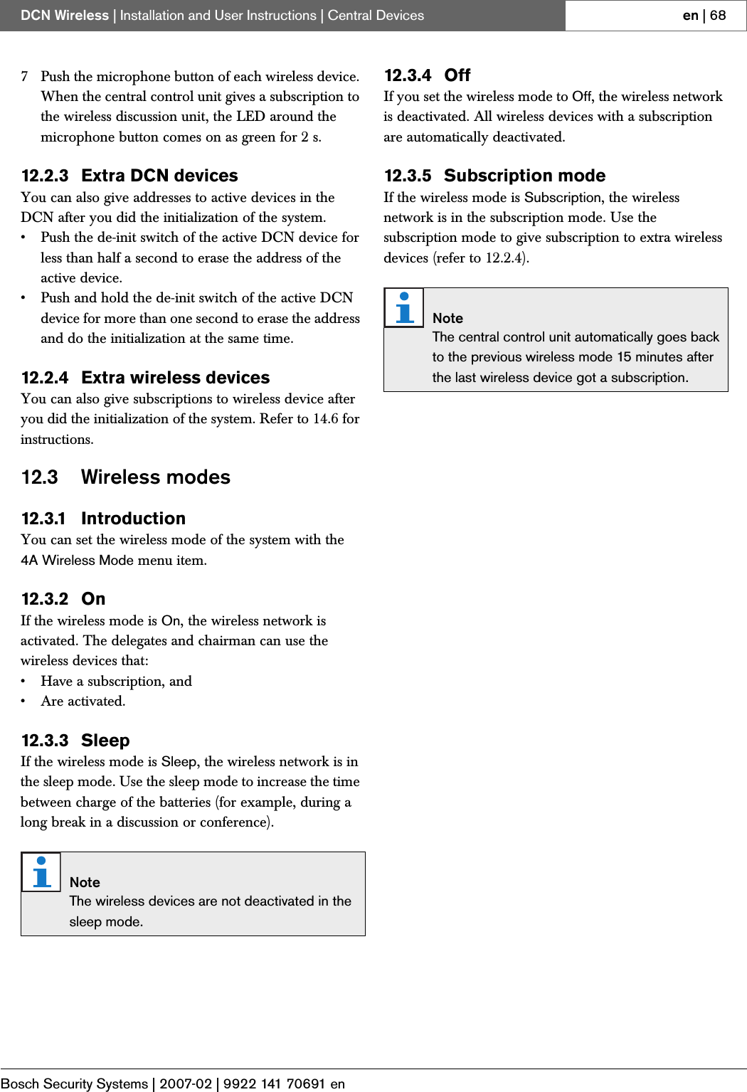 Page 39 of Bosch Security Systems DCNWAP Wireless Access Point User Manual Part 2